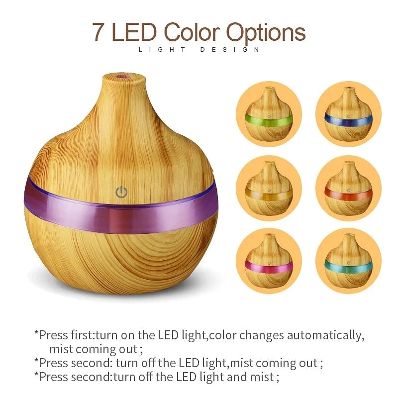 Wood Aroma Humidifier