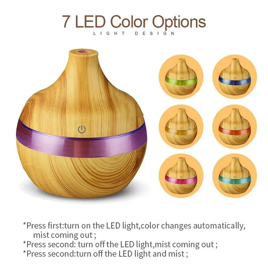 Wood Aroma Humidifier