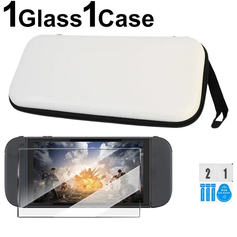 Carrying Case & Tempered Glass Screen Protector for Nintendo Switch 2