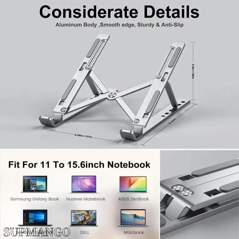 Ergonomic Foldable Laptop Riser
