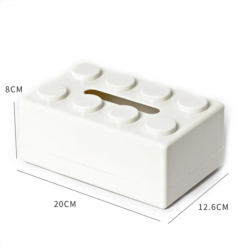 Block-Style Tissue Storage Box