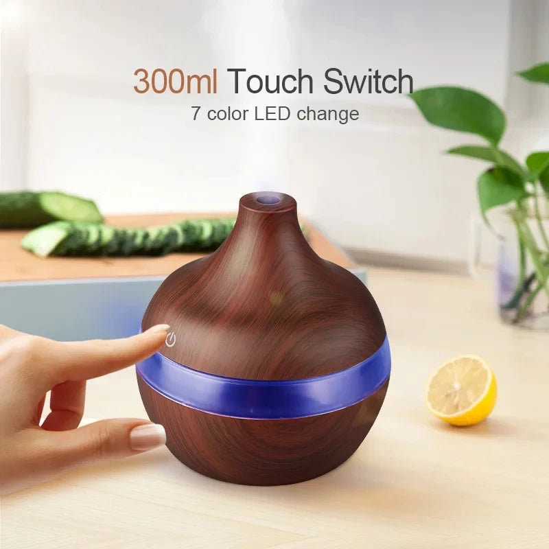 Wood Aroma Humidifier