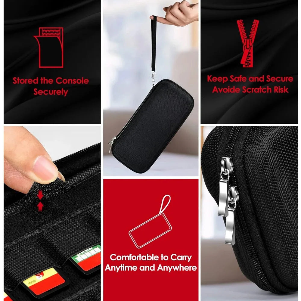 Carrying Case & Tempered Glass Screen Protector for Nintendo Switch 2