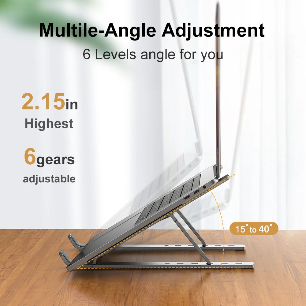 Ergonomic Foldable Laptop Riser