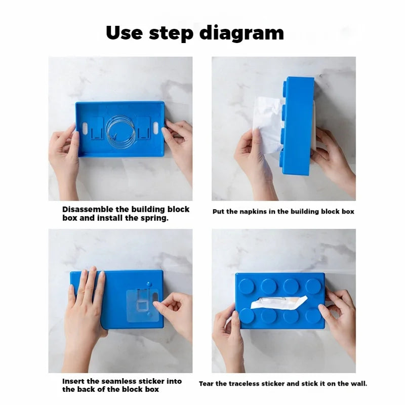 Block-Style Tissue Storage Box