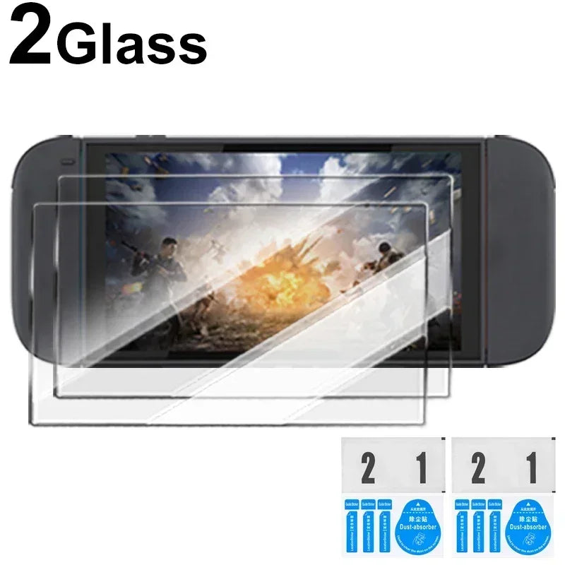 Carrying Case & Tempered Glass Screen Protector for Nintendo Switch 2