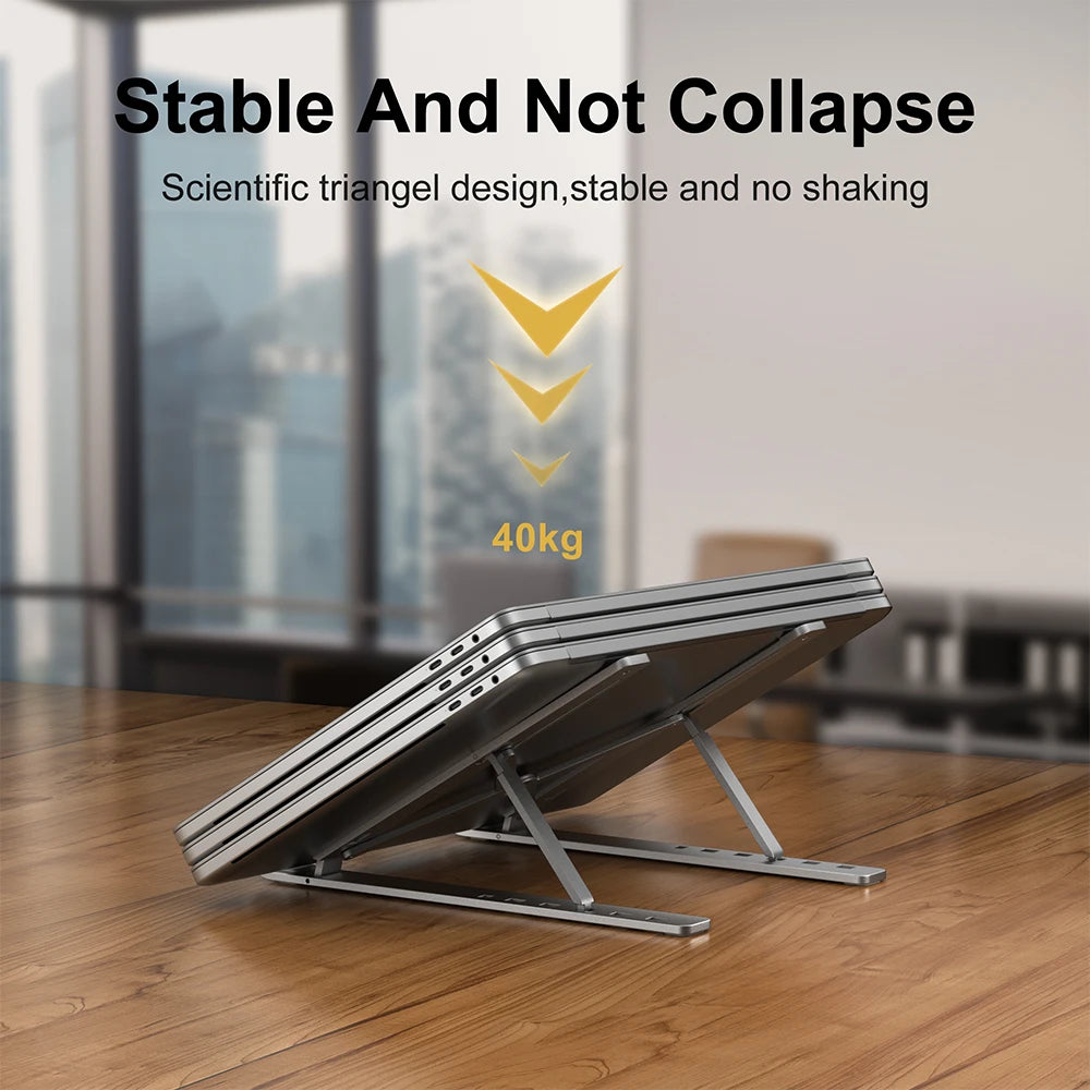 Ergonomic Foldable Laptop Riser