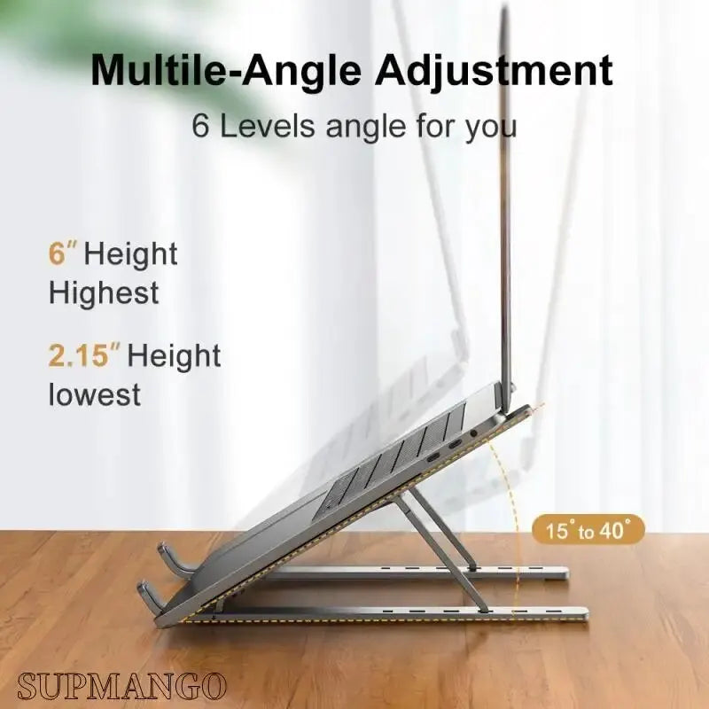 Ergonomic Foldable Laptop Riser