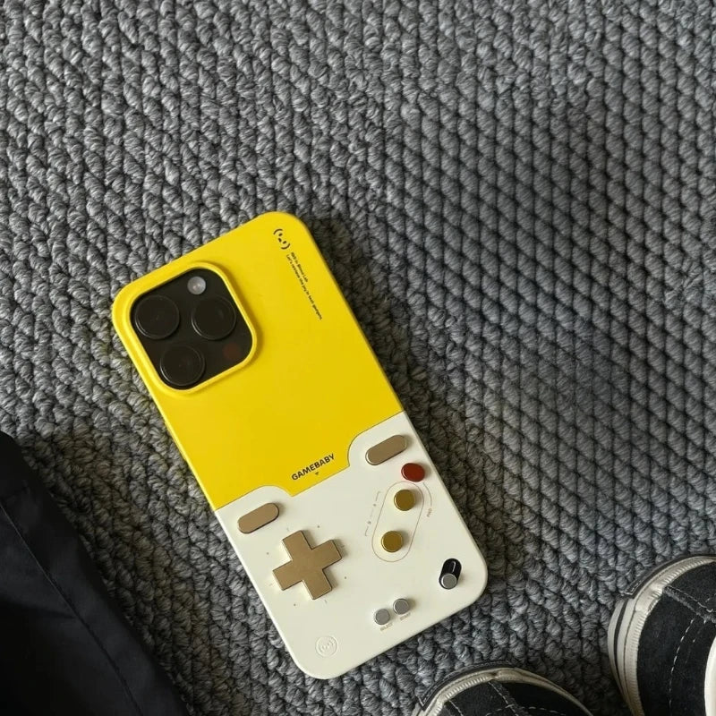 Bitmolab GAMEBABY Phone Case Anti-drop Case for IPhone 15 16 Pro Max Support GB GBC NES Key Layout Custom Gamepads Phone Case