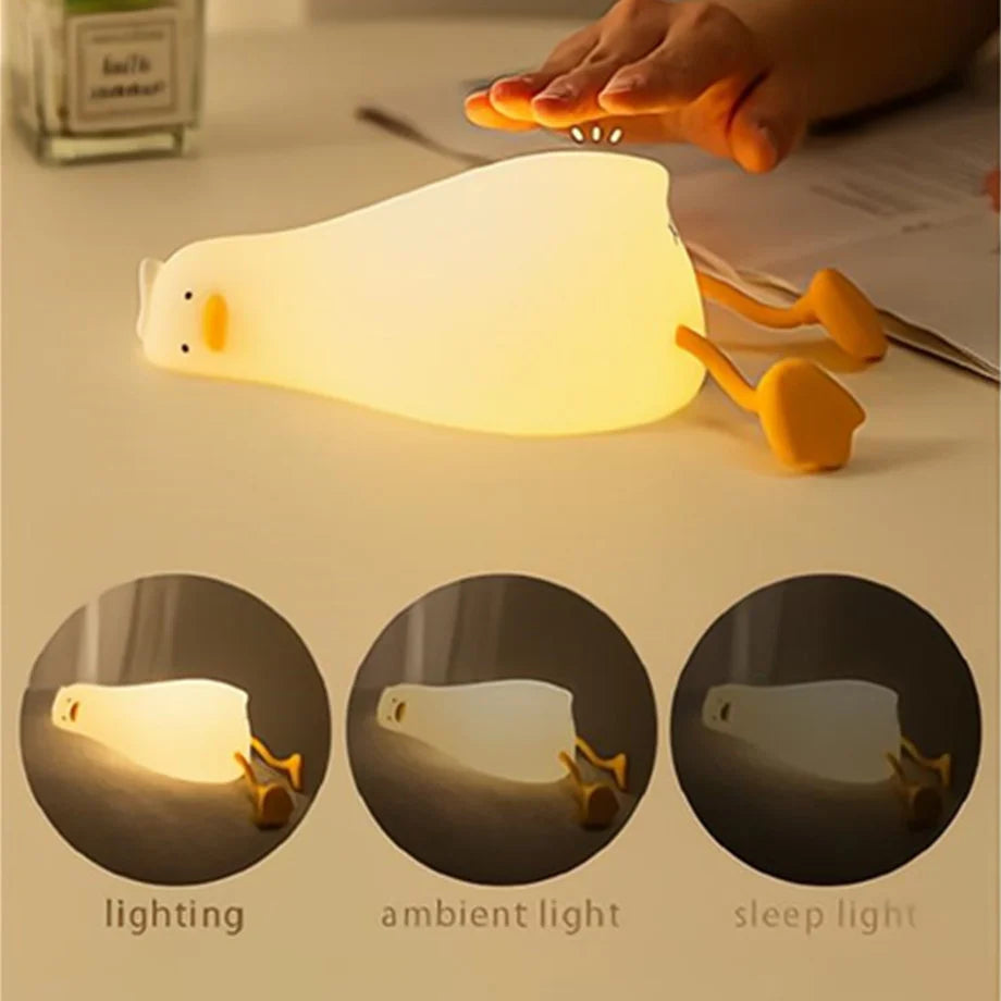 Silicone Squishy Duck Lamp