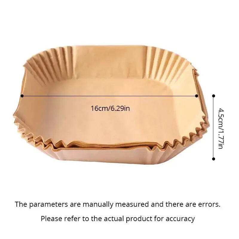 50pcs Air Fryer Parchment Paper Liners