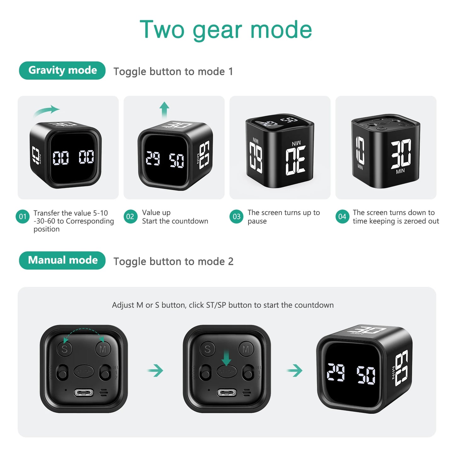 Cube Productivity Timer