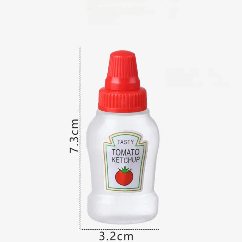 Mini Condiment Squeeze Bottles