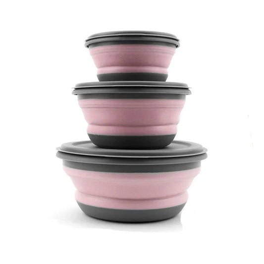 Collapsible Silicone Bowl with Lid